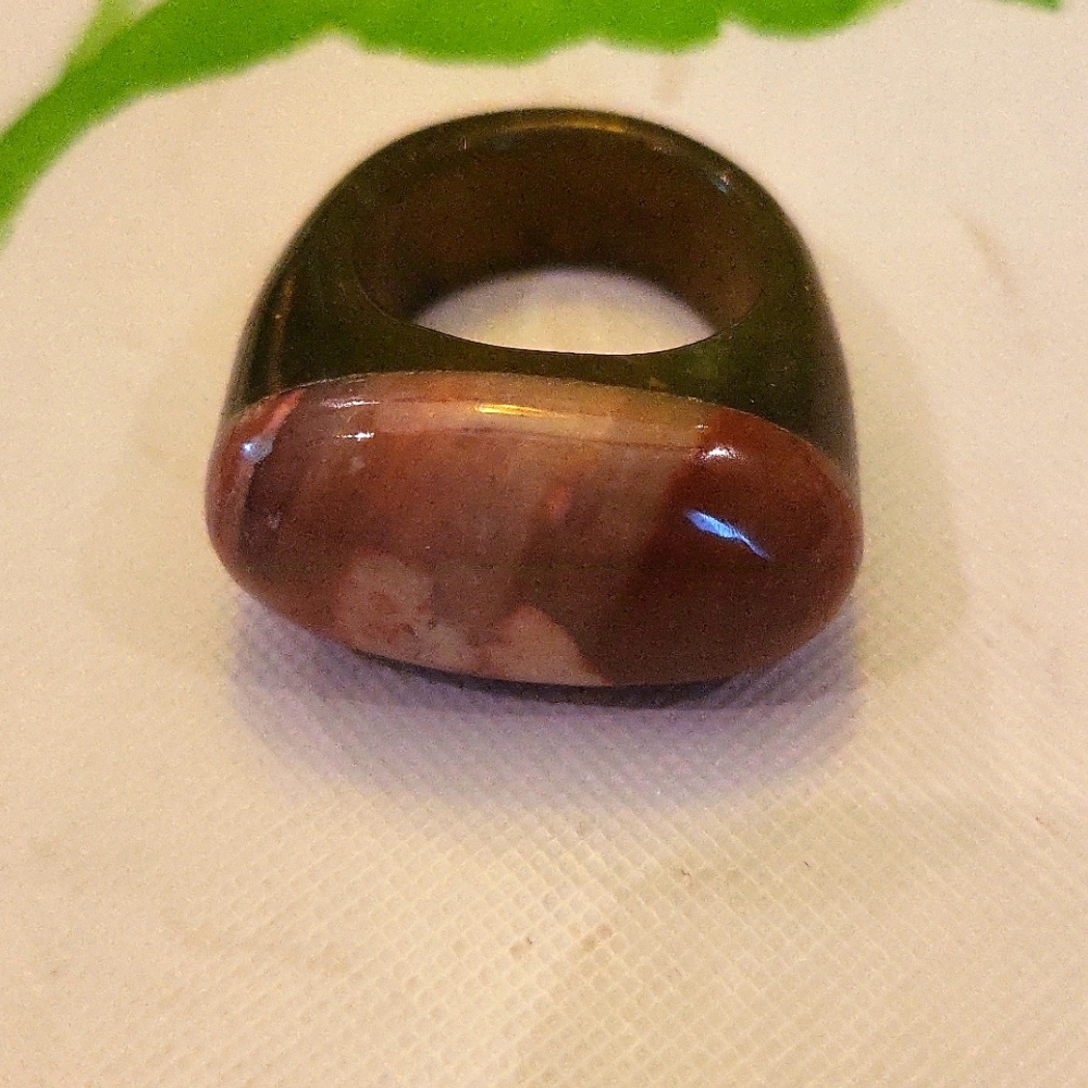 Agate Ring Size 9